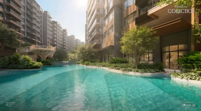 Căn sân vườn PES nối ra hồ bơi Maison